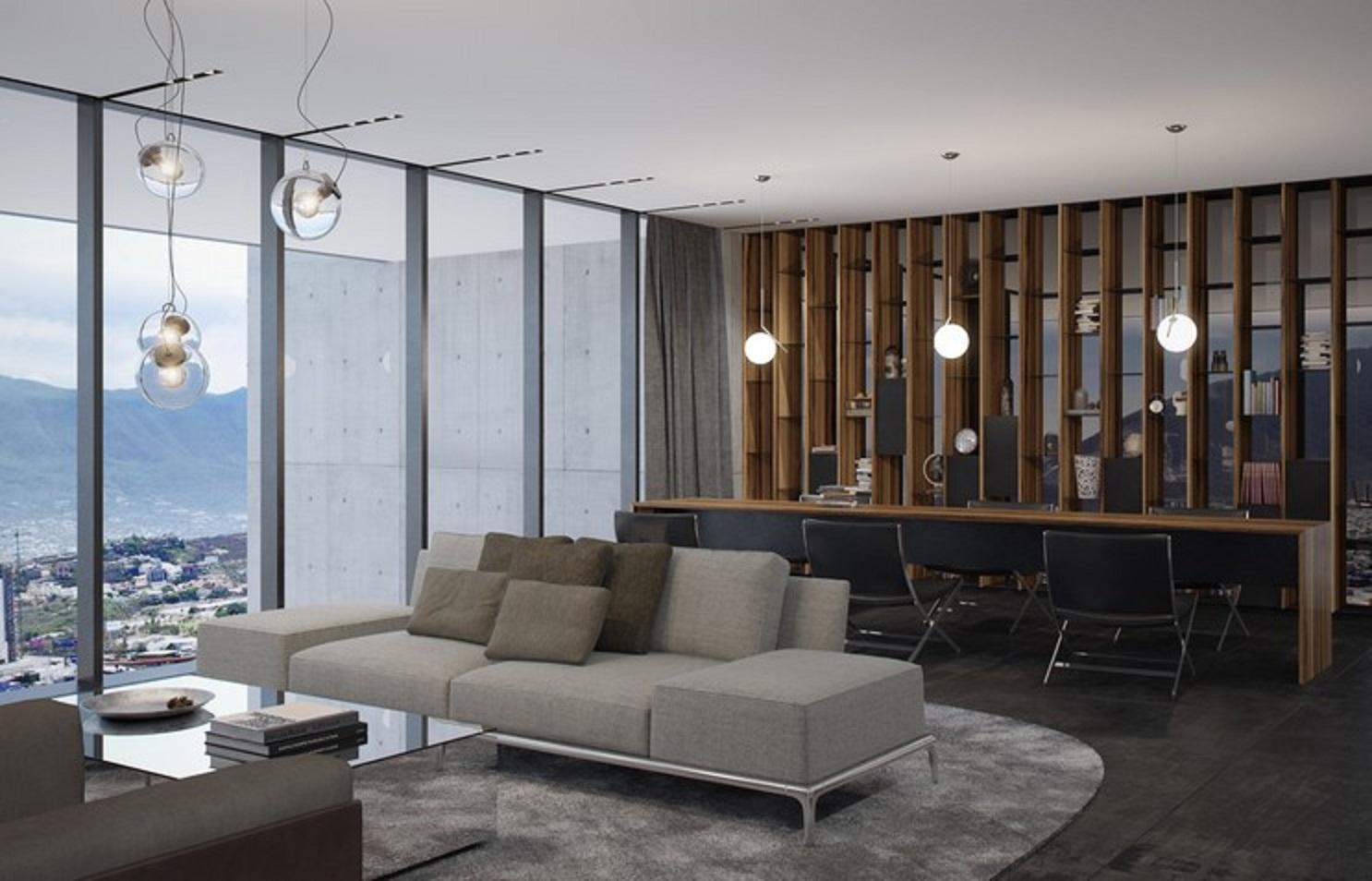 Fiesta Americana Monterrey Pabellon M. Εξωτερικό φωτογραφία Interior of a penthouse apartment