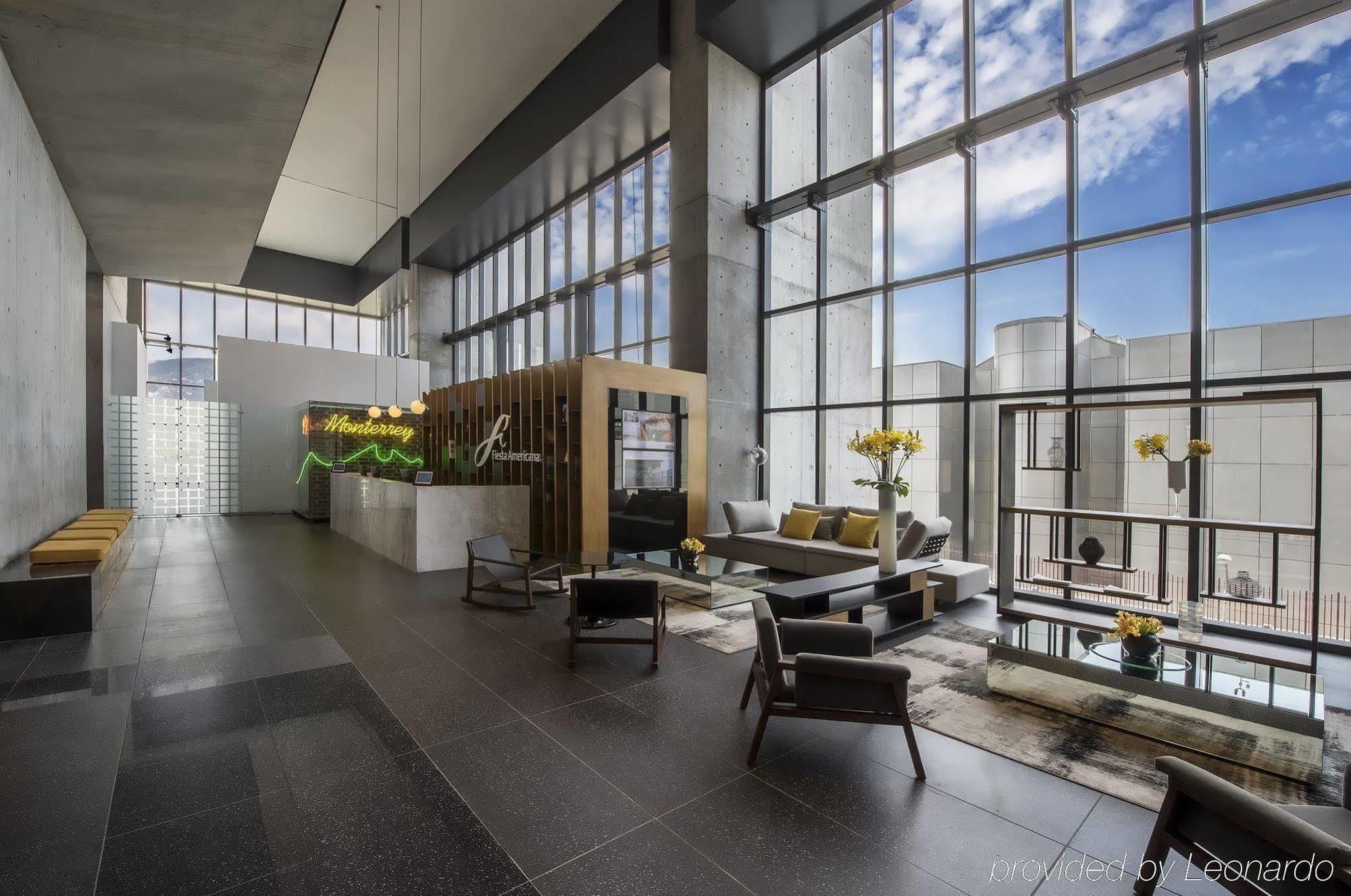Fiesta Americana Monterrey Pabellon M. Εξωτερικό φωτογραφία The lobby of the hotel